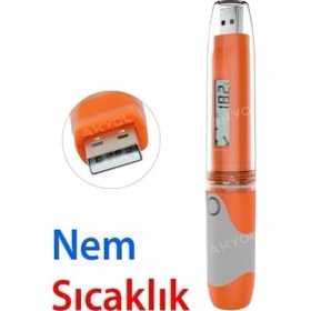 Resim Sevgift Elitech RC-51H Sıcaklık ve Nem Kayıt Cihazı Datalogger 