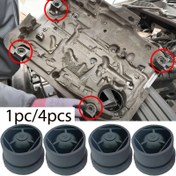 Resim 1 adet/4 adet Motor Kapağı Kauçuk Kapak Toz Kapağı Kauçuk Ped 
