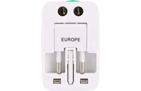 Resim Qasul Universal Fiş Piriz Çevirici Adaptör Çoklu Priz Çevirici Adaptor 