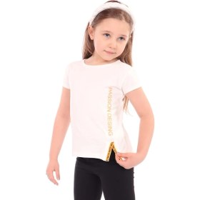 Resim Toontoy Kids Kız Bebek Passion Desing Baskılı Tişört10 