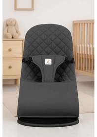 Resim Softino Ana Kucağı Katlanabilir Ve Kolay Taşınabilir 0-2 Yaş 3 Pozisyonlu Sallanabilir Tasarım Antrasit 