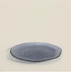 Resim Dune Servis Tabağı, Mavi/ 28cm Açık Gri 