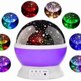 Resim gifttime Otomatik Dönen Büyük Boy Starmaster Mor 