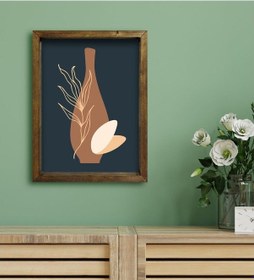 Resim Bk Gift Otel Odası Konseptli Doğal Masif Ahşap Çerçeveli Tablo 30 (551120116) 