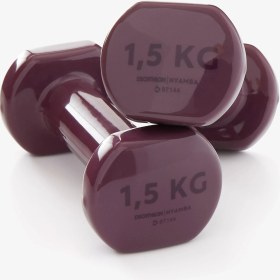 Resim Bordo 1,5 kg Dambıl - 2 Adet - Fitness 