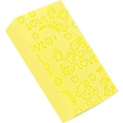 Resim Vkemall Çocuklar İçin Yüksek Yoğunluklu Baskılı Banyo Sporu - Zarfı Kolay Kaldıran, Yumuşak Dokulu Ev Kullanımlı Temizlik Aleti Sarı 