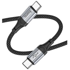 Resim Hoco. X102 Fresh 1m 60w Type-c To Type-c Pd Hızlı Şarj Data Kablosu - Siyah 
