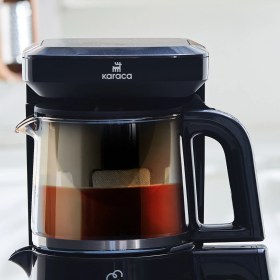 Resim Karaca Robotea Pro 4 in 1 Konuşan Renkli Camlı Çay Makinesi Agate 