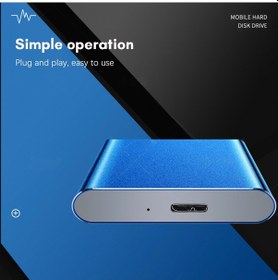 Resim Tenfowee 1tb Taşınabilir Harici Hdd - Usb 3.0 Yüksek Hız, Pc/laptop İçin Hızlı Veri Aktarımı Kırmızı 