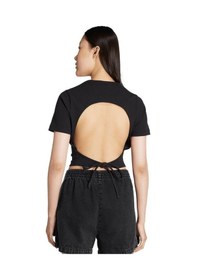 Resim Adidas Kadın Siyah T-shirt Cut Out Rıb Tee Kc8804 Siyah 
