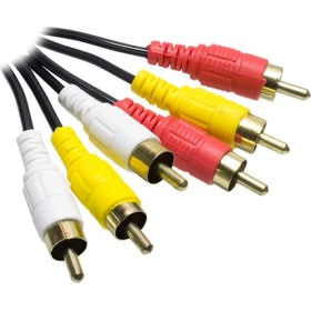 Resim Fully 3 Rca + 3 Rca 1.5 Metre Standart Rca Kablo Poşetli 