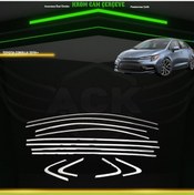 Resim Toyota Corolla 2019+ Araca Özel Cam Çerçevesi Tamtur A+ 