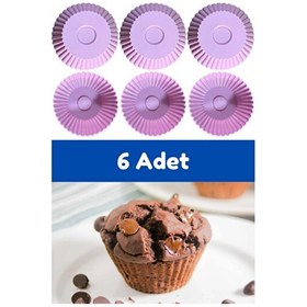Resim Kitchen Design Lab Mini Pembe Cupcake Kalıbı - 6 Adet 