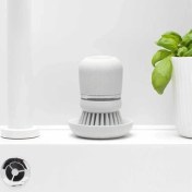 Resim Qalitte Brabantia Light Grey Sabun Hazneli Bulaşık Fırçası 