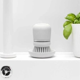 Resim Qalitte Brabantia Light Grey Sabun Hazneli Bulaşık Fırçası 