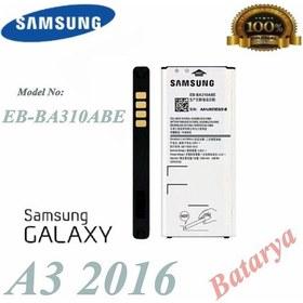 Resim Samsung Galaxy A3 2016 Batarya Eb-Ba310Abe Servis Ürünü Batarya 2 