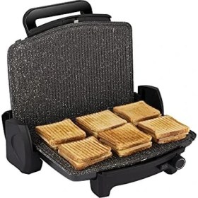 Resim Karokstore Ayvalık Stil GH26262 Tost Makinesi Siyah 