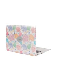 Resim Macbook Pro 13 İnç M1 M2 Çiçekli Sert Kapak Kılıf Tpu Darbe Emici Desenli Koruyucu 