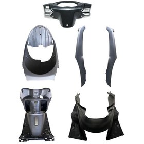 Resim Rks Spontini 110 Siyah Parçalar - 5 Parça Grenaj 