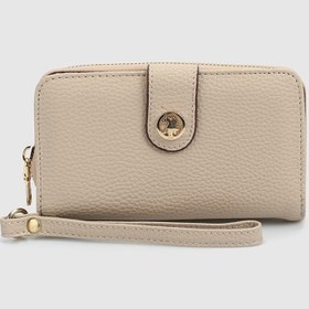 Resim Bej Kadın Cüzdan 