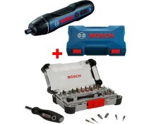 Resim Şarjlı Tornavida Go 2 Akülü Vidalama Şarjlı Matkap 42 Parça Hassas Vidalama Ucu Seti 