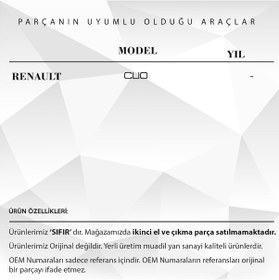 Resim Renault Clio için Klima Klepe Havalandırma Kapak Kol Motor Dişli 