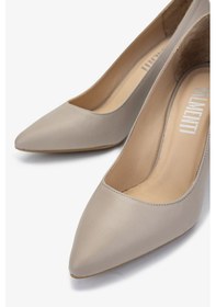 Resim Valmenti Samanta Kadın Vizon Hakiki Deri Topuklu Ayakkabı 248 243 Bn Ayk Y24 Vizon 