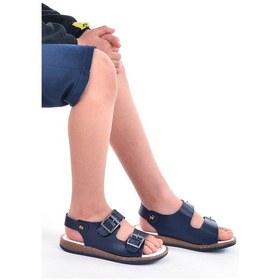 Resim Kiko Şb 2330-39 Orto Pedik Erkek Çocuk Sandalet Terlik Lacivert Lacivert 