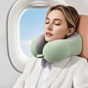 Resim 1 adet U-Şekilli Boyun Yastığı, Rahat Malzeme, Yavaş Geri Dönüş Desteği, Makinede Yıkanabilir Kılıf, Seyahat, Dinlenme, Ofis Kullanımı için Uygun, Seyahat ve Çalışma Arkadaşı 