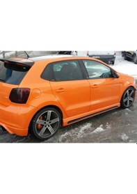 Resim Vw Polo Mk5 Rieger Marşpiyel Seti Mat Siyah Plastik 2009-2017 