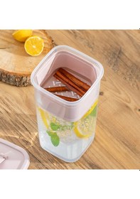 Resim Porsima 06-1109 Detoks Sürahi & Limonluk Şeffaf 1,5 L - Pembe 