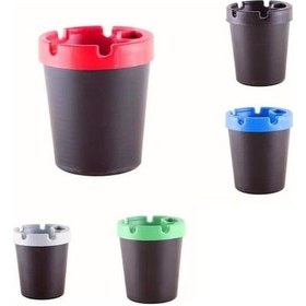 Resim Kokusuz Küllük Bardak Oto Küllük Araba Araç Sigara Susuz Küllük Kırmızı 