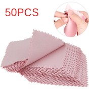 Resim 50 Adet Gümüş Parlatma Bezi, Süper İnce Elyaf, Pembe, Renk Kontrastı Yok, Polyesterden Yapılmış, Mücevher Bakımı İçin 