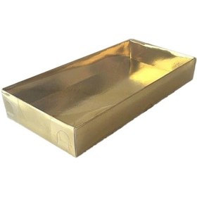 Resim Asetat Kapaklı Karton Kutu 20X10X3 25 Adet Gold N11.9127 
