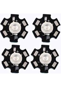 Resim 5 Adet 1W Uv Led Power Led 395 To 400 Nm 1 Watt Ultra Vıole Led 