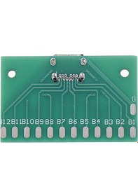 Resim Type-C Usb 3.1 Dişi Adaptör Konnektör 24 Pin 