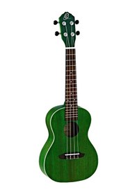 Resim Ortega Ruforest Concert- Ukulele Forest Green Satin 