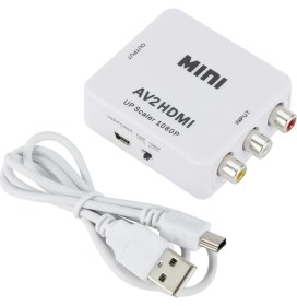 Resim DNR Bilişim Av Tos Input (Giriş) & HDMI Output (Çıkış) 1080P USB Power Destekli Hd Video Converter Çevirici 