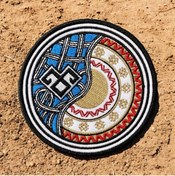 Resim Ex Patch Kilim Motifli Özel Peç Arma 10 Cm 