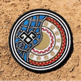 Resim Ex Patch Kilim Motifli Özel Peç Arma 10 Cm 