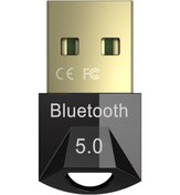 Resim Essager Mini USB 5.0 Bluetooth Adaptörü Kablosuz Ses Alıcı Verici 