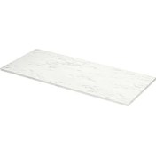 Resim Tezgah, Beyaz Canlı Mermer Etkisi-Laminat, 246X2.8 cm 