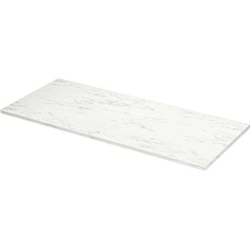 Tezgah, Beyaz-Açık Gri Taş Görünüm-Laminat, 186X3,8 cm