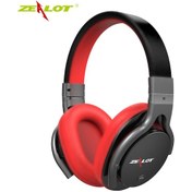 Resim Mufunye Zealot B5 Kırmızı Hifi Stereo Kablosuz Bluetooth Kulaklık Kulak Üstü Güçlü Bas Kulaklık Mikrofon Desteği Micro-sd Kart Oynatma 