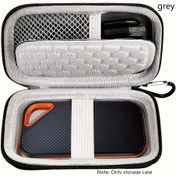 Resim Taşınabilir Harici SSD için 1 adet EVA Sert Taşıma Kutusu, Crucial X8 Katı Hal Sürücü için Şok Geçirmez Seyahat Depolama Kutusu - Dayanıklı Koruyucu Organizatör (Kutu Sadece) 