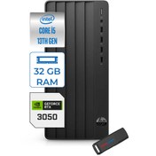 Resim Hp 290 Pro G9 Intel I5-13400 32GB 512GB SSD 6GB/RTX3050 Windows 11 Pro Masaüstü Bilgisayar RTB6JD6ESP12 