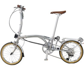 Resim DAHON LUNDEN 16 JANT KATLANIR BİSİKLET VB 7V GÜMÜŞ 