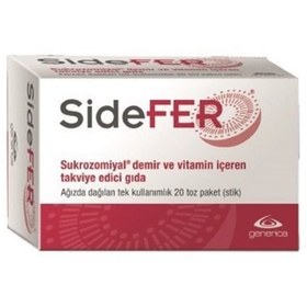 Resim Sidefer Ağızda Dağılan Stik 20 Toz Paket 