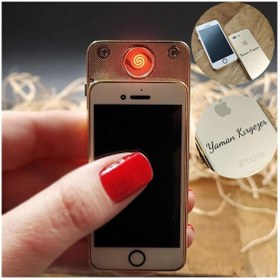 Resim GiralStore Iphone Görünümlü Çakmak Elektrikli Çakmak Elektronik Çakmak 