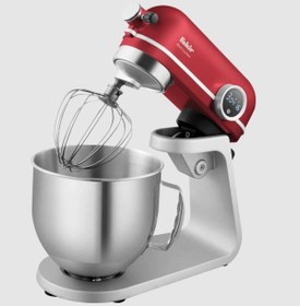 Resim Fakir Retroplex Rouge/Mat Kırmızı Döküm Hamur Yoğurma ve Mutfak Şefi 